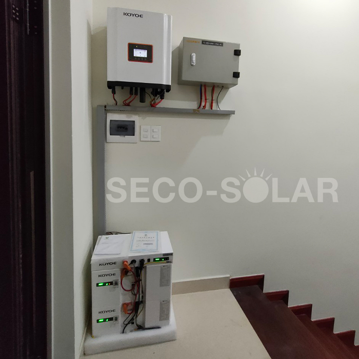 Hệ thống điện mặt trời hòa lưới có lưu trữ Anh Châu - Quảng Nam